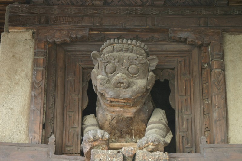 Le palais de Leh, dtail
