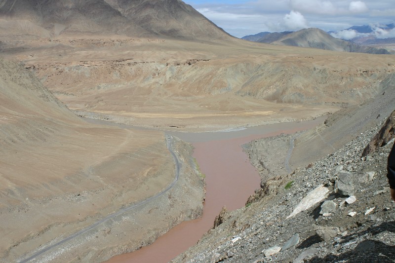 Confluent du Zanskar et de l'Indus